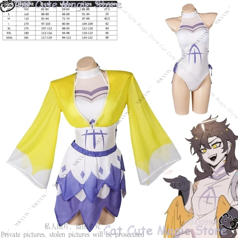 Female Adam Cosplay Swimsuit Bikini Cartoon Hassbin Costume Beach Swimwear Halloween Carnival Party Suit Women Jumpsuit Outfits
Female Adam Cosplay Swimsuit Bikini Cartoon Hassbin Costume Beach Swimwear Halloween Carnival Party Suit Women Jumpsuit Outfits
