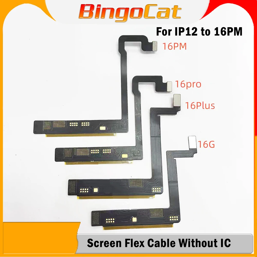 1pcs LCD Touch Screen Flex Cable No IC Without IC With Connector For iPhone 13 Mini 13 14 Plus 12 15 Pro Max LCD Repair
1pcs LCD Touch Screen Flex Cable No IC Without IC With Connector For iPhone 13 Mini 13 14 Plus 12 15 Pro Max LCD Repair