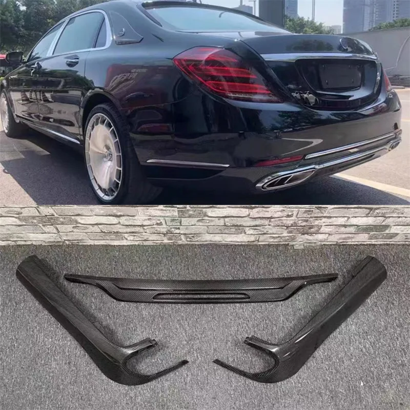 For Mercedes Benz S Class W222 Real Carbon Fiber Rear Bumper Lip Diffuser Splitters Spoiler Back Car Accessories Body Kit
For Mercedes Benz S Class W222 Real Carbon Fiber Rear Bumper Lip Diffuser Splitters Spoiler Back Car Accessories Body Kit