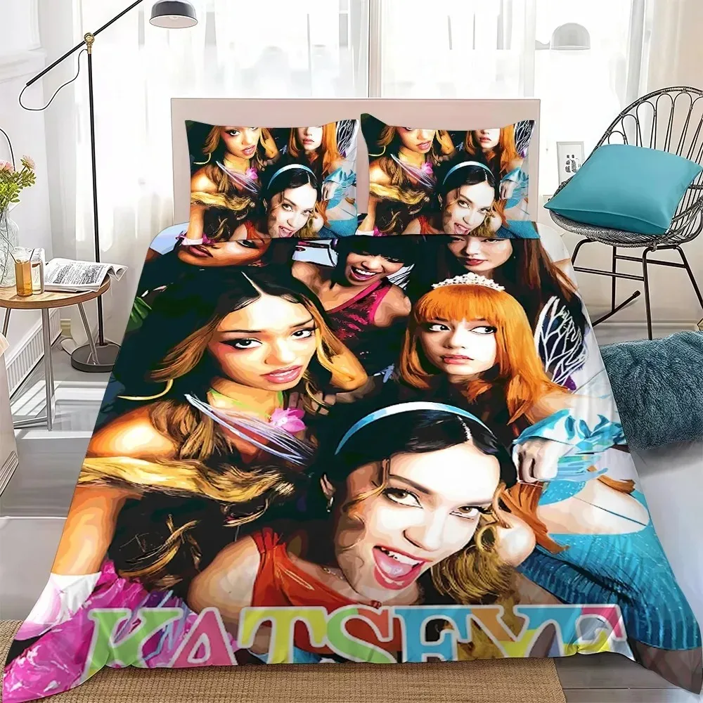 3D Print Kpop K-Katseye Bedding Sets Skin Friendly Duvet Covers Comfortable And Lovely Suitable For All Ages
3D Print Kpop K-Katseye Bedding Sets Skin Friendly Duvet Covers Comfortable And Lovely Suitable For All Ages