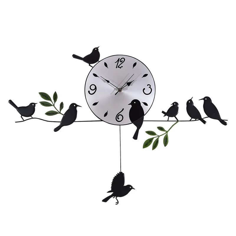 ZML wrought iron silent wall clock living room fashion decoration wall watch bedroom creative clock
ZML wrought iron silent wall clock living room fashion decoration wall watch bedroom creative clock