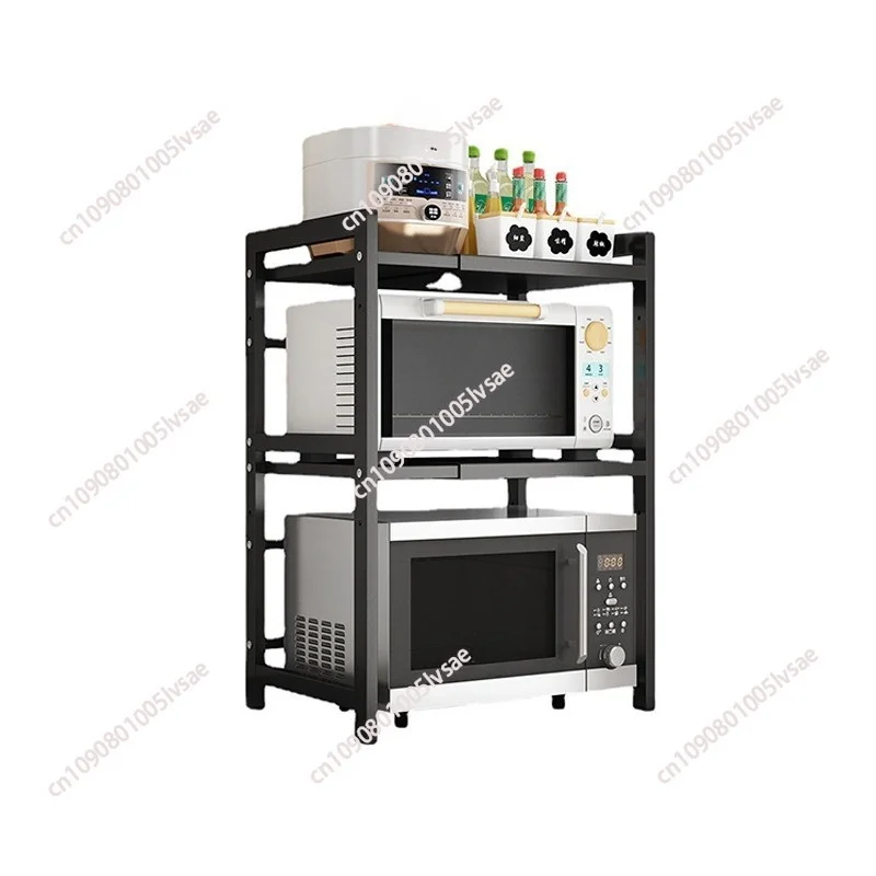 Black Multifunctional Kitchen Retractable Microwave Rack Floor to Floor Multi-layer Countertop Oven
Black Multifunctional Kitchen Retractable Microwave Rack Floor to Floor Multi-layer Countertop Oven