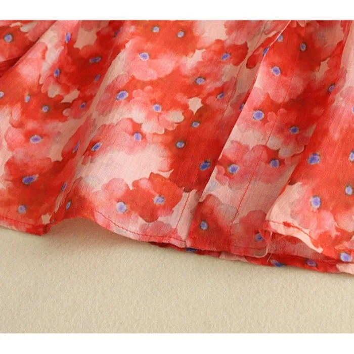 Linen ort Sve Женская свободная футболка с принтом irt, новинка лета, универсальный топ с красным цветком, круглая футболка на пуговицах
Linen ort Sve Женская свободная футболка с принтом irt, новинка лета, универсальный топ с красным цветком, круглая футболка на пуговицах