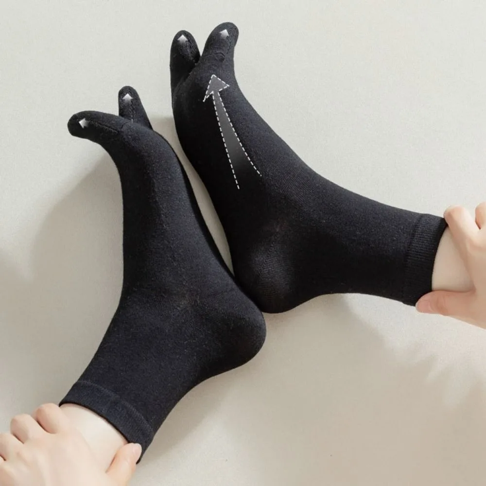 3Pairs Fashion Mid-calf Flip Flops Socks Ankle Hosiery Solid Color Two Toes Socks Hosiery Breathable Tube Socks Women Sports
3Pairs Fashion Mid-calf Flip Flops Socks Ankle Hosiery Solid Color Two Toes Socks Hosiery Breathable Tube Socks Women Sports