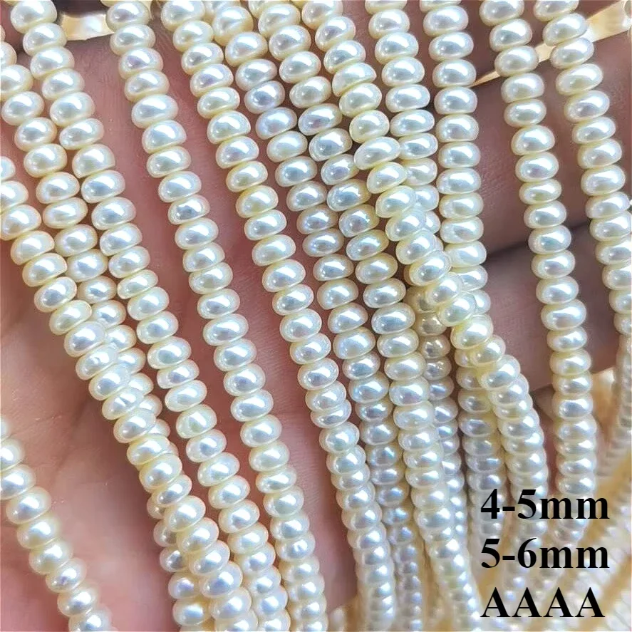 4-5mm 4A Luminous Silky-Smooth Natural Freshwater White Pearl Flat Waxy Bead Gift Jewelry Make DIY Necklace Bracelet Accessories
4-5mm 4A Luminous Silky-Smooth Natural Freshwater White Pearl Flat Waxy Bead Gift Jewelry Make DIY Necklace Bracelet Accessories
