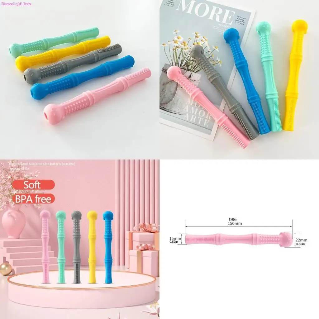 D0JC Chew Straws Toy for Infant Newborn Silicone Teether Teething Relief Molar
D0JC Chew Straws Toy for Infant Newborn Silicone Teether Teething Relief Molar