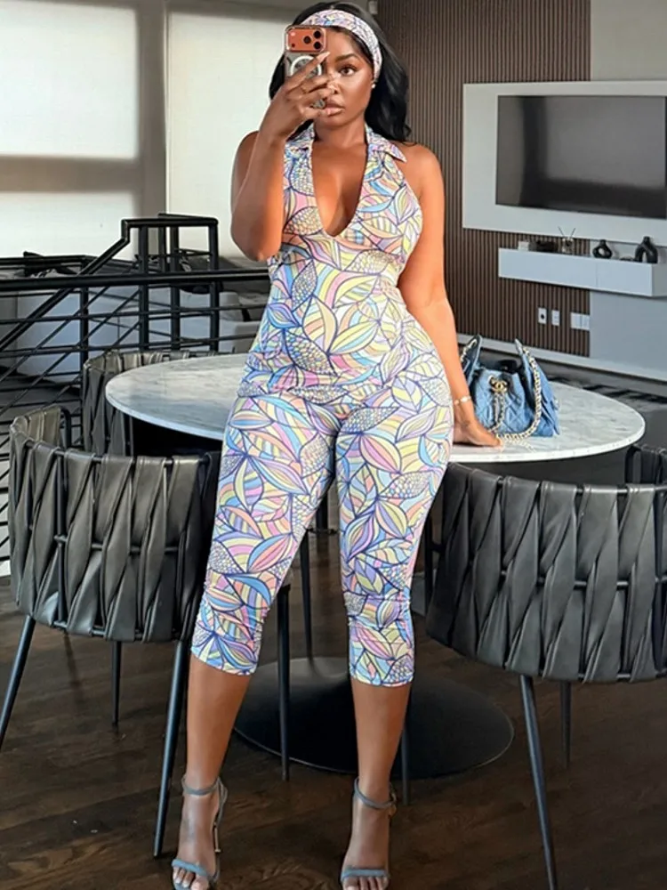 Colorful Prints Women Jumpsuits For Summer Autumn Sleeveless V-Neck Loose Fashion Streetwear Overalls Pencil Pants Trousers 2026
Colorful Prints Women Jumpsuits For Summer Autumn Sleeveless V-Neck Loose Fashion Streetwear Overalls Pencil Pants Trousers 2026