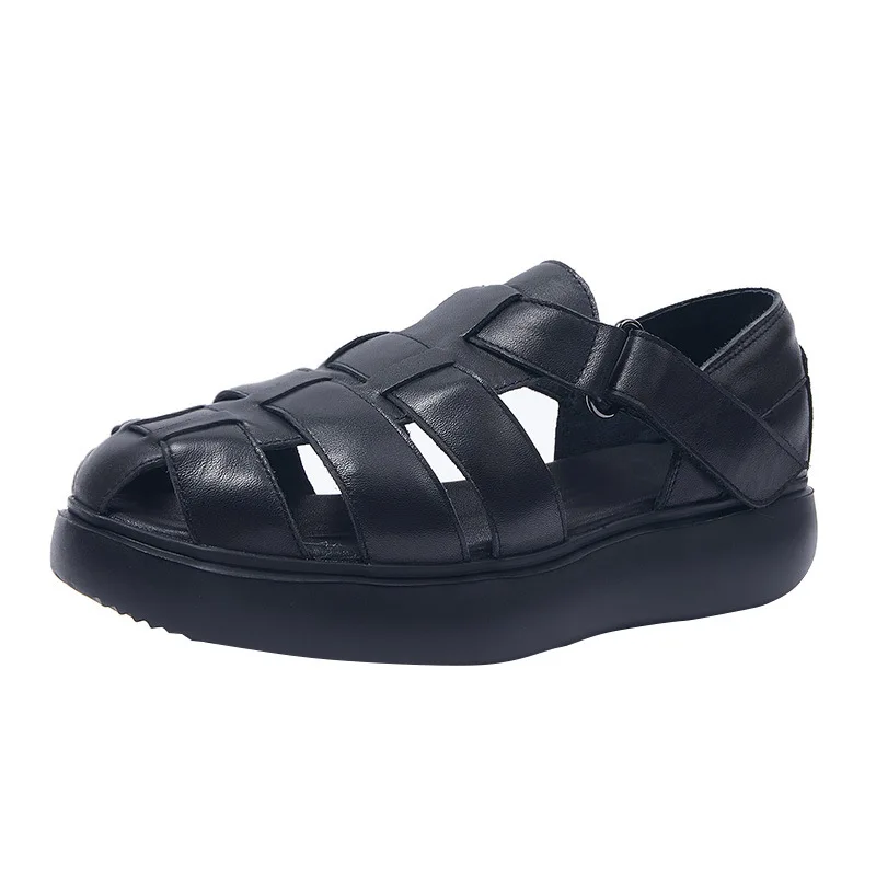 Rome Man Sandals Genuine Leather Slides Flats Basic Outdoor Men Casual Shoes Fashion Beach Slippers Vintage Luxury Designer
Rome Man Sandals Genuine Leather Slides Flats Basic Outdoor Men Casual Shoes Fashion Beach Slippers Vintage Luxury Designer