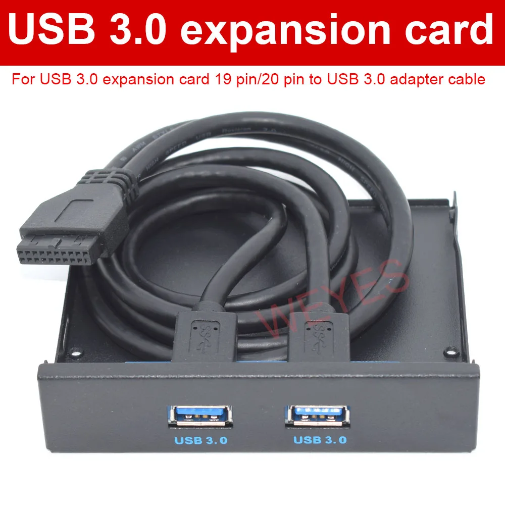 Новый 2-портовый расширительный отсек USB 3.0, концентратор на передней панели, 20-контактный разъем для USB 3.0, кабель-адаптер, слот для привода, карта расширения USB 3.0
Новый 2-портовый расширительный отсек USB 3.0, концентратор на передней панели, 20-контактный разъем для USB 3.0, кабель-адаптер, слот для привода, карта расширения USB 3.0