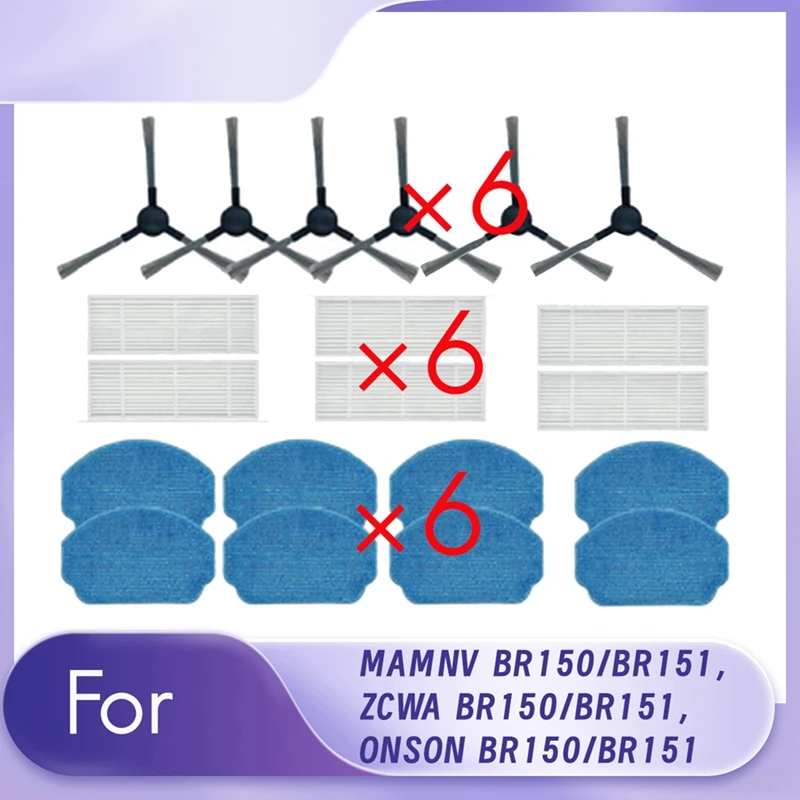 18 Pcs For MAMNV BR150/BR151, ZCWA BR150/BR151, ONSON BR150/BR151 Vacuum Cleaner Accessories Replacement Kits
18 Pcs For MAMNV BR150/BR151, ZCWA BR150/BR151, ONSON BR150/BR151 Vacuum Cleaner Accessories Replacement Kits