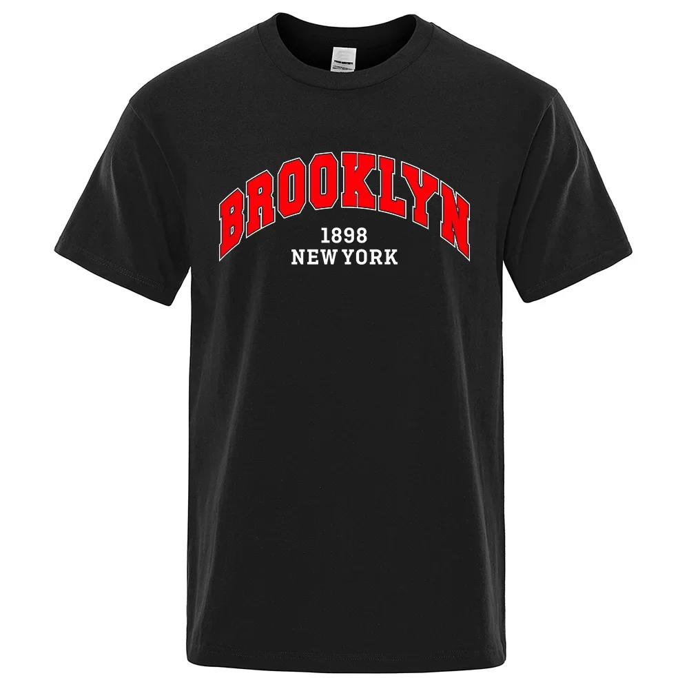 Brooklyn 1898 NEW YORK Street Brand T-Shirts Men art Print T Shirt Cotton Breathable Short Sleeve Casual Fashion Clothing Male
Brooklyn 1898 NEW YORK Street Brand T-Shirts Men art Print T Shirt Cotton Breathable Short Sleeve Casual Fashion Clothing Male