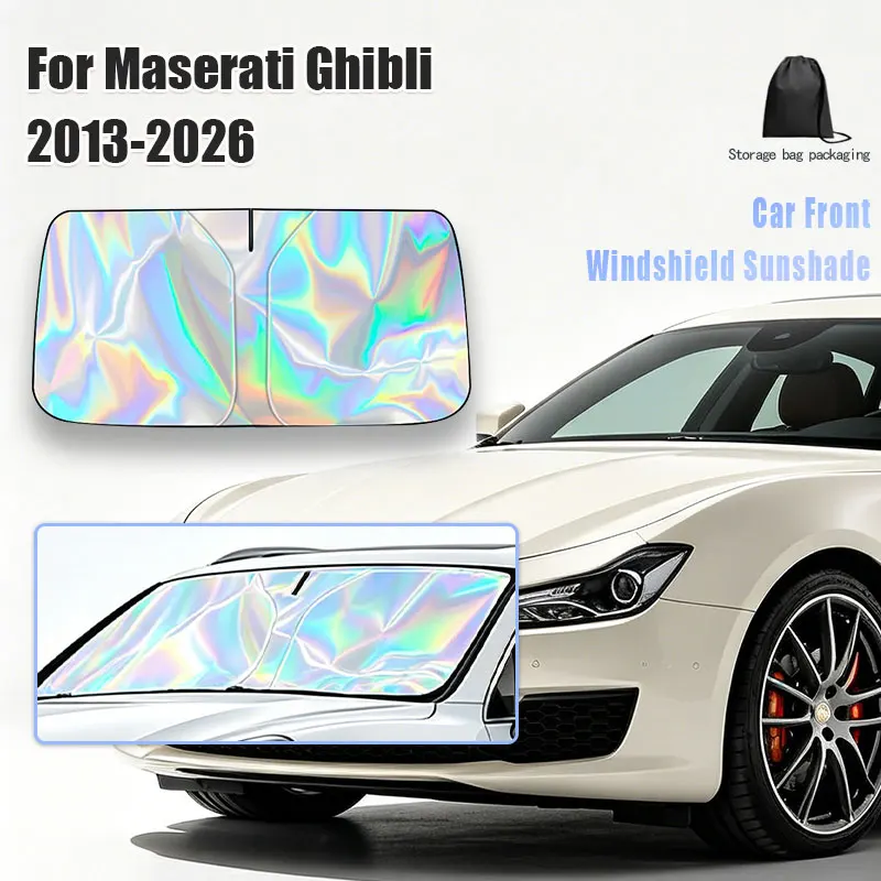 For Maserati Ghibli 2013-2026 Car Windshield Sunshade Cover Front Window Sun Shade Visor Auto Interior UV Protection
For Maserati Ghibli 2013-2026 Car Windshield Sunshade Cover Front Window Sun Shade Visor Auto Interior UV Protection