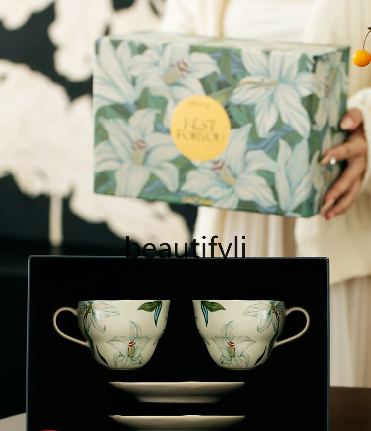 KROKORI Flower Teapot Cup Saucer Set Gift Tea Set Mother's Day Gift High-end Afternoon Tea Tea Set Gift Box
KROKORI Flower Teapot Cup Saucer Set Gift Tea Set Mother's Day Gift High-end Afternoon Tea Tea Set Gift Box