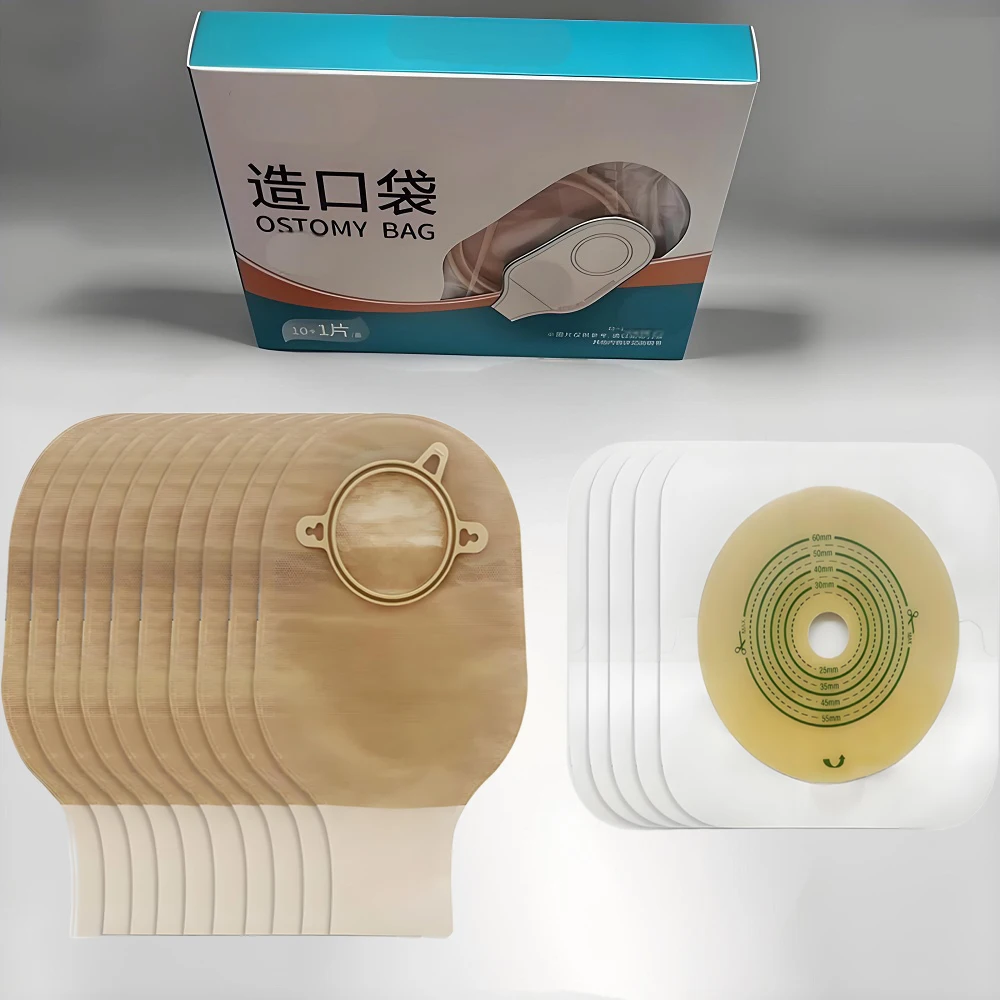 Two Piece Drainable Pouches with Hoop Ostomy Bags Ostomy Barrier Stoma Care
Two Piece Drainable Pouches with Hoop Ostomy Bags Ostomy Barrier Stoma Care