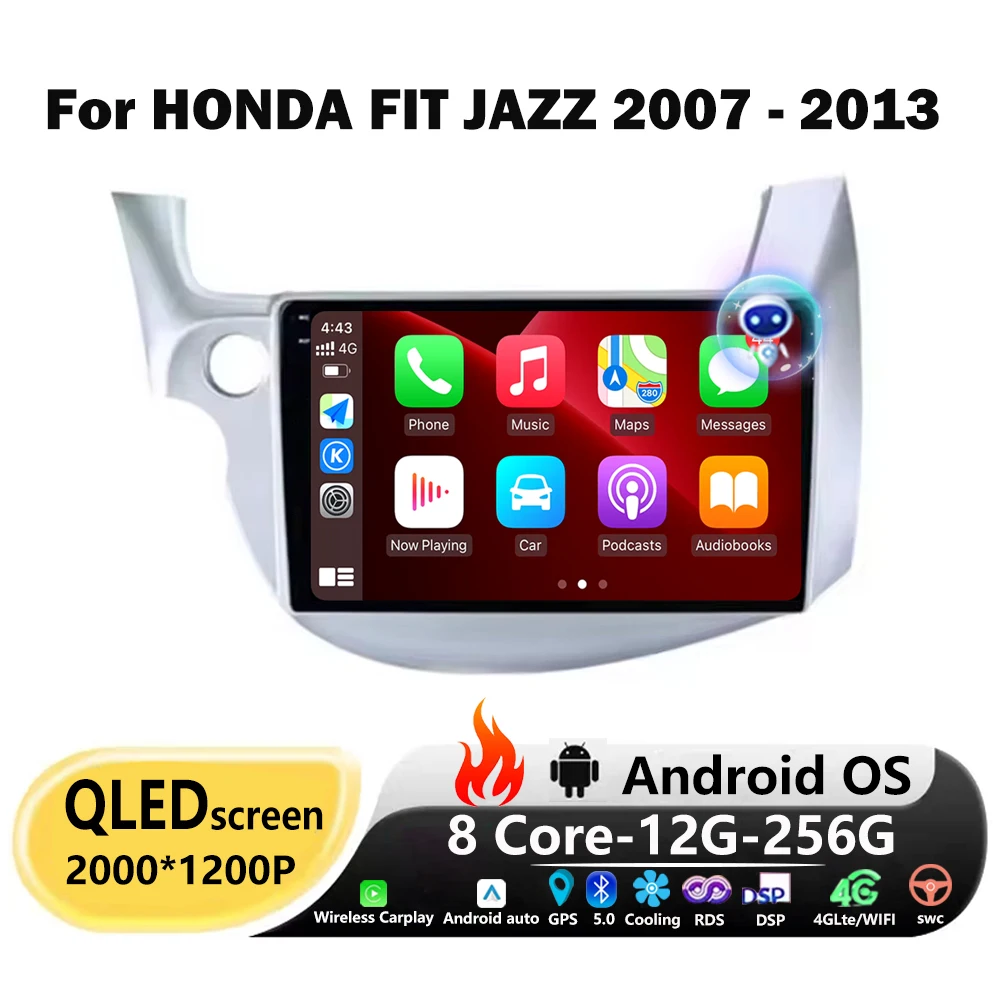 Android Auto для HONDA FIT JAZZ 2007-2013 LHD автомобильный радиоприемник мультимедийный видеоплеер GPS-навигация Carplay головное устройство WIFI Bluetooth
Android Auto для HONDA FIT JAZZ 2007-2013 LHD автомобильный радиоприемник мультимедийный видеоплеер GPS-навигация Carplay головное устройство WIFI Bluetooth