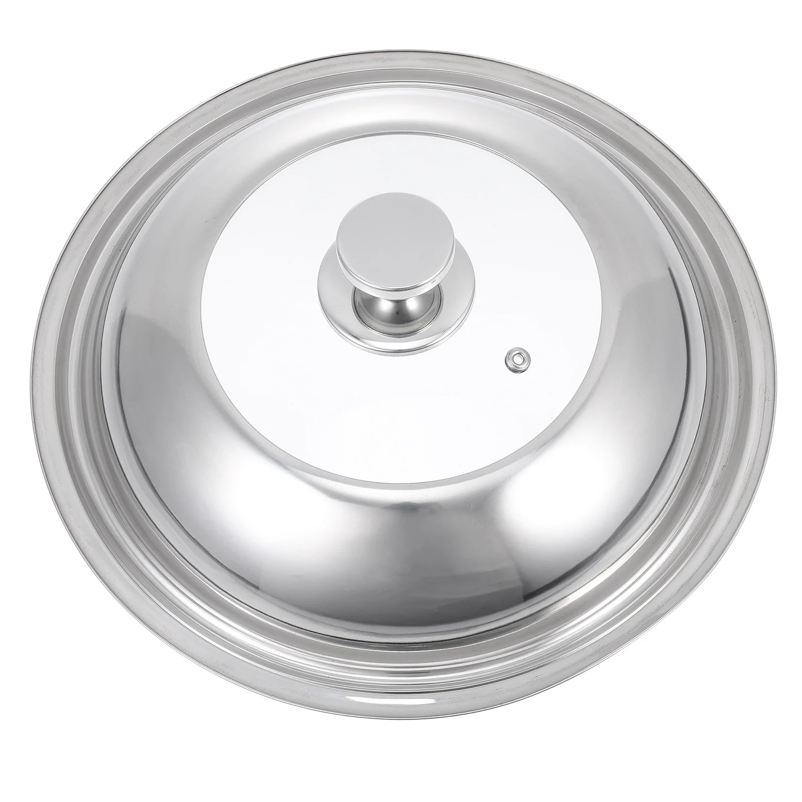 Heat-Resistant Stainless Steel Wok Cover with Clear Glass Panel Multi-Purpose Pot Lid for Cooking Frying Pan Home Daily
Heat-Resistant Stainless Steel Wok Cover with Clear Glass Panel Multi-Purpose Pot Lid for Cooking Frying Pan Home Daily