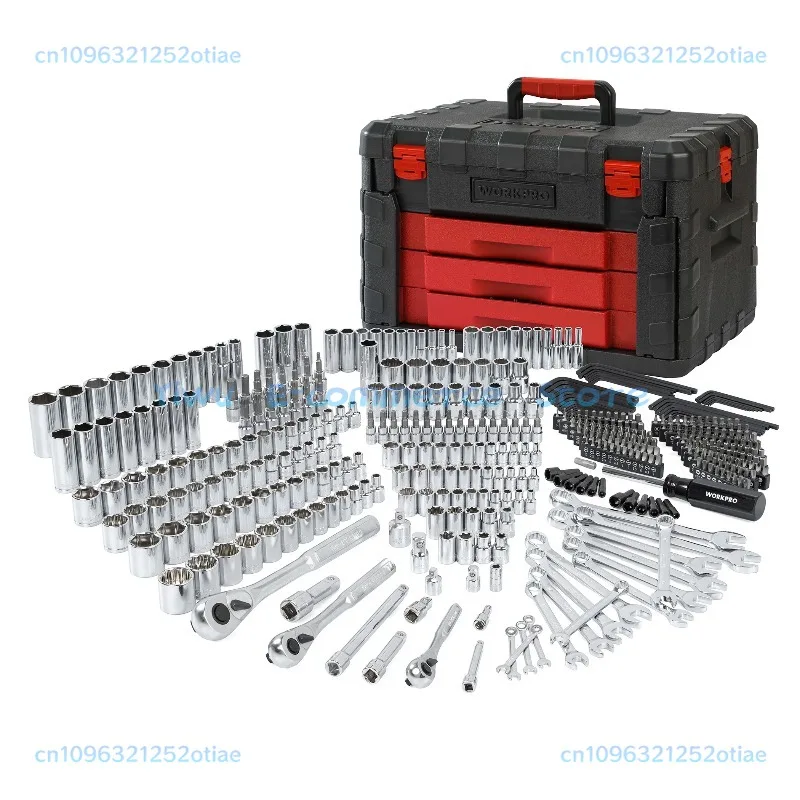 449pcs Socket Set Repair Tool Set Ratchet Spanner Wrench Set Screwdriver Metalworking Tool Kit
449pcs Socket Set Repair Tool Set Ratchet Spanner Wrench Set Screwdriver Metalworking Tool Kit