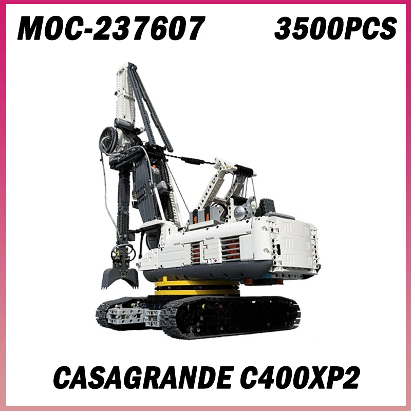 3500 шт. MOC-237607 Casagrande C400XP2 Экскаватор Инженерная серия автомобилей Модель Строительные блоки Городская конструкция Мальчики Подарок DIY Игрушка
3500 шт. MOC-237607 Casagrande C400XP2 Экскаватор Инженерная серия автомобилей Модель Строительные блоки Городская конструкция Мальчики Подарок DIY Игрушка