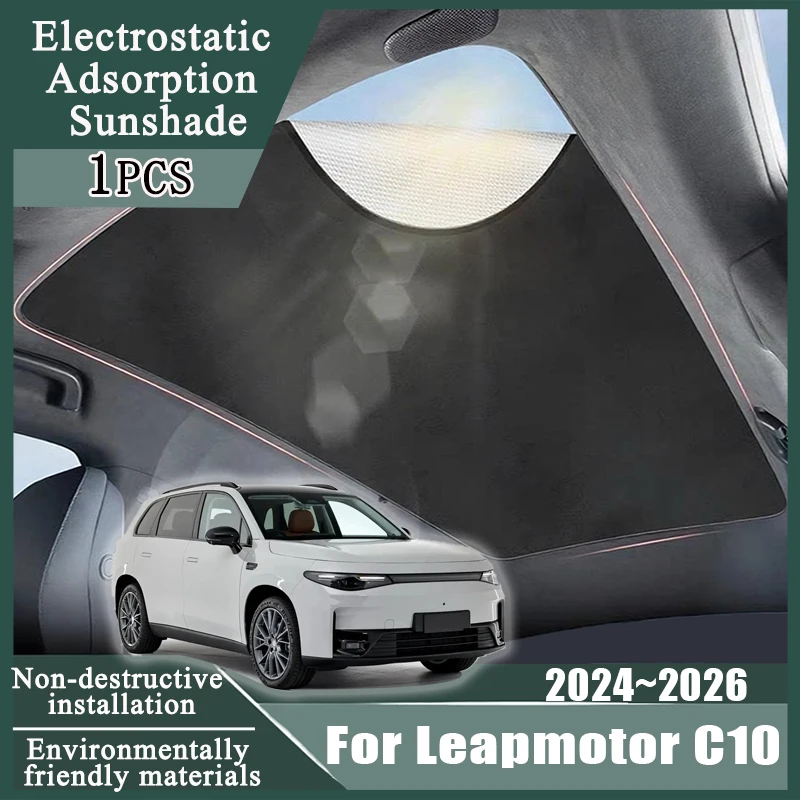 1x For Leapmotor C10 2024 2025 2026 Accessories Car Sunshade Skylight Blind Shading Sticker Suede Electrostatic Adsorption Parts
1x For Leapmotor C10 2024 2025 2026 Accessories Car Sunshade Skylight Blind Shading Sticker Suede Electrostatic Adsorption Parts