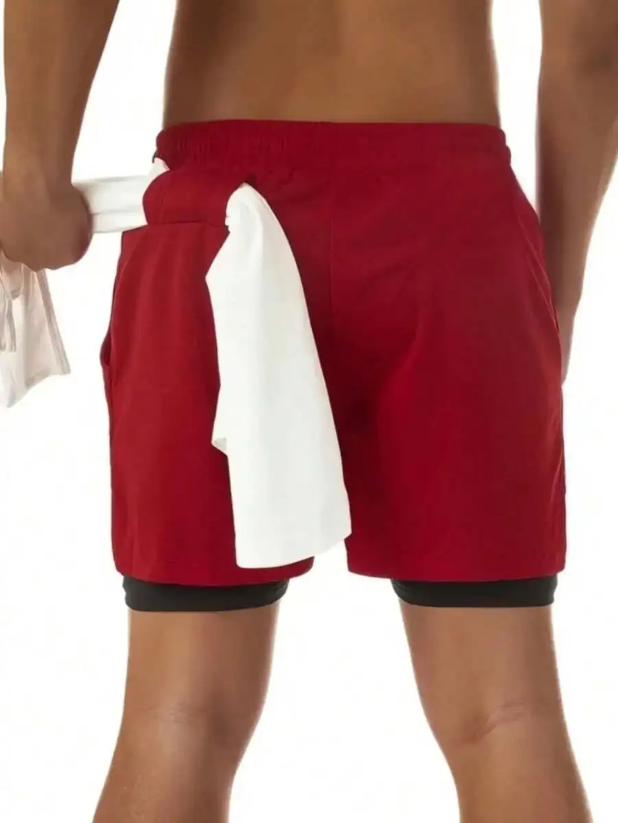 Mens Dual-Layer Athletic Shorts With Integrated Inner Liner, Quick-Dry Fabric For Gym Running Training
Mens Dual-Layer Athletic Shorts With Integrated Inner Liner, Quick-Dry Fabric For Gym Running Training