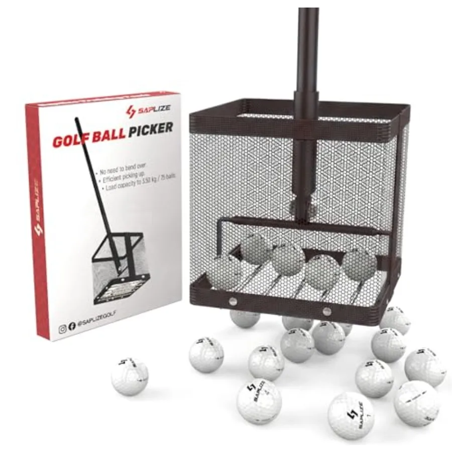 Golf Ball Picker Upper for Backyard Practice Training, Durable Plastic, Black, Turf-Friendly Design with No Bending Over and La
Golf Ball Picker Upper for Backyard Practice Training, Durable Plastic, Black, Turf-Friendly Design with No Bending Over and La