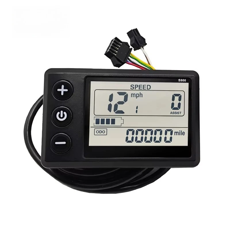 Bike S866 G51 GD01 LCD Meter Display Color Dashboard Control Panel for Battery Speed Mileage Fault Display E-bike
Bike S866 G51 GD01 LCD Meter Display Color Dashboard Control Panel for Battery Speed Mileage Fault Display E-bike