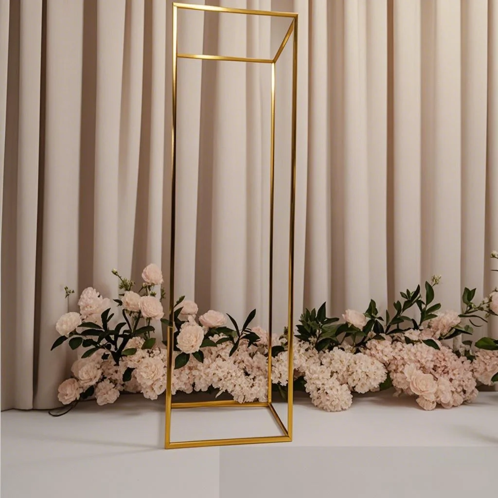 1pcs Wedding Arch Shiny Gold Iron Column, Plinth Ballon Arch, Birthday Stage Background, Booth Prop, Metal Square Frame
1pcs Wedding Arch Shiny Gold Iron Column, Plinth Ballon Arch, Birthday Stage Background, Booth Prop, Metal Square Frame