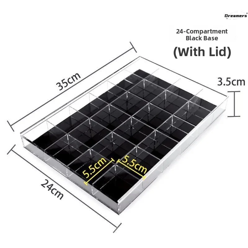 Acrylic Crystal Jewelry Storage Box Grid Tray Transparent Display Case for Beads Fashion Accessories Organizer New Condition
Acrylic Crystal Jewelry Storage Box Grid Tray Transparent Display Case for Beads Fashion Accessories Organizer New Condition