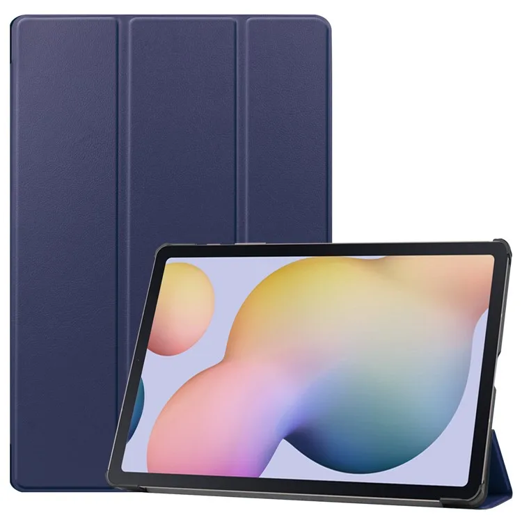 Tri-fold Stand Leather Smart Case for Samsung Galaxy Tab S7+ / S8+ - Navy Blue
Tri-fold Stand Leather Smart Case for Samsung Galaxy Tab S7+ / S8+ - Navy Blue