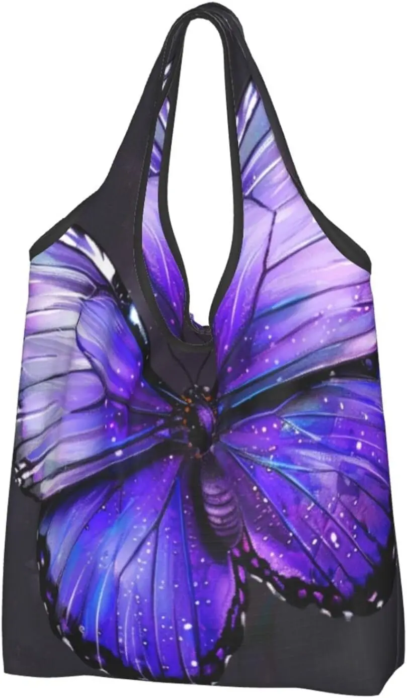 Purple Butterflys Printed Foldable Shoppers Tote,Cute Waterproof Shopping Bags,Reusable Portable Grocery Bags
Purple Butterflys Printed Foldable Shoppers Tote,Cute Waterproof Shopping Bags,Reusable Portable Grocery Bags