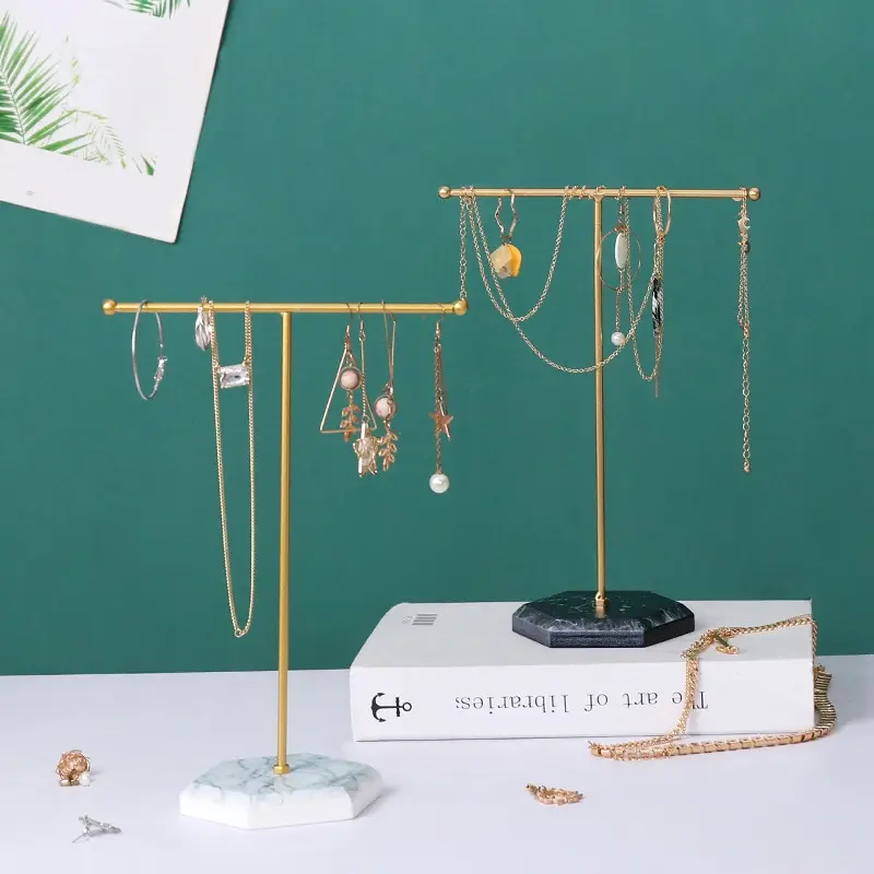 Jewelry Display Stand Rack T Shaped Ornaments Girls' Dressing Table Earring Necklace Jewelry Shelf Storage Display Rack
Jewelry Display Stand Rack T Shaped Ornaments Girls' Dressing Table Earring Necklace Jewelry Shelf Storage Display Rack