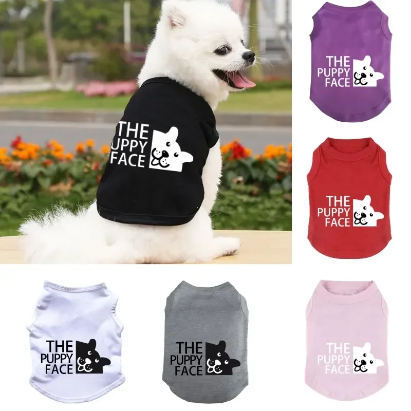 Puppy Clothes Summer Thin Dog Vest Sweater Pet T-shirt For Small Medium Dog Clothes 100% Cotton Comfortable Ropa Perro
Puppy Clothes Summer Thin Dog Vest Sweater Pet T-shirt For Small Medium Dog Clothes 100% Cotton Comfortable Ropa Perro
