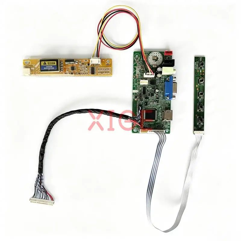 Monitor Controller Drive Board Fit N154C3 CLAA154WP04 N154C1 CLAA154WP05 1-CCFL 1440x900 LVDS 30-Pins HDMI+VGA 1440*900 DIY Kit
Monitor Controller Drive Board Fit N154C3 CLAA154WP04 N154C1 CLAA154WP05 1-CCFL 1440x900 LVDS 30-Pins HDMI+VGA 1440*900 DIY Kit