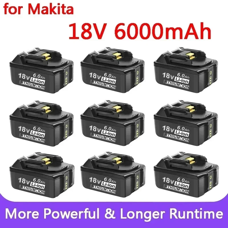 for Makita 18V 6000mAh Rechargeable Power Tools Battery 18V makita with LED Li-ion Replacement LXT BL1860B BL1860 BL1850 Charger
for Makita 18V 6000mAh Rechargeable Power Tools Battery 18V makita with LED Li-ion Replacement LXT BL1860B BL1860 BL1850 Charger