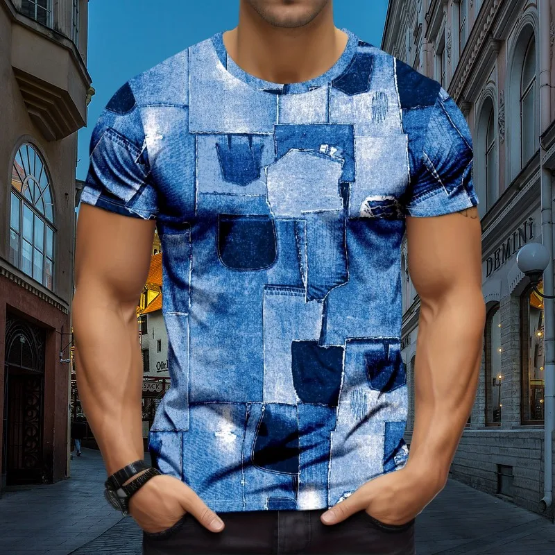 Hip Hop Alternative Fashion Patch 3d Print Summer Men's T-Shirt Street Trend Casual Short Sleeve O Neck Creative Clothing
Hip Hop Alternative Fashion Patch 3d Print Summer Men's T-Shirt Street Trend Casual Short Sleeve O Neck Creative Clothing