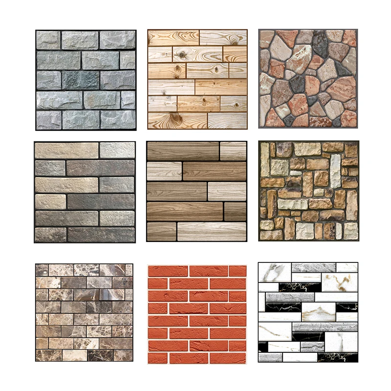 30*30cm 3D Stereo Wall Stickers Waterproof Moisture Proof Mildew Foam Wallpaper Decorative Ceiling Wood Grain Stickers
30*30cm 3D Stereo Wall Stickers Waterproof Moisture Proof Mildew Foam Wallpaper Decorative Ceiling Wood Grain Stickers