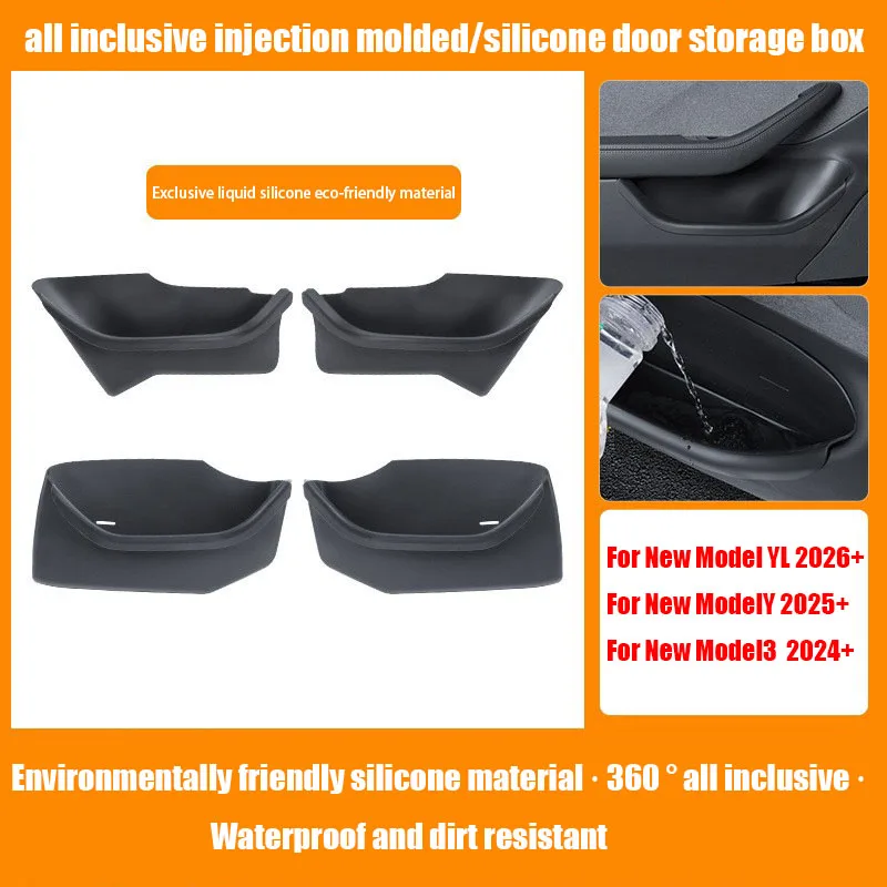 For Tesla Model 3/Y/YL Juniper Highland Door Side Storage Box Full-Cover Front and Rear Interior Storage Box Accessories
For Tesla Model 3/Y/YL Juniper Highland Door Side Storage Box Full-Cover Front and Rear Interior Storage Box Accessories