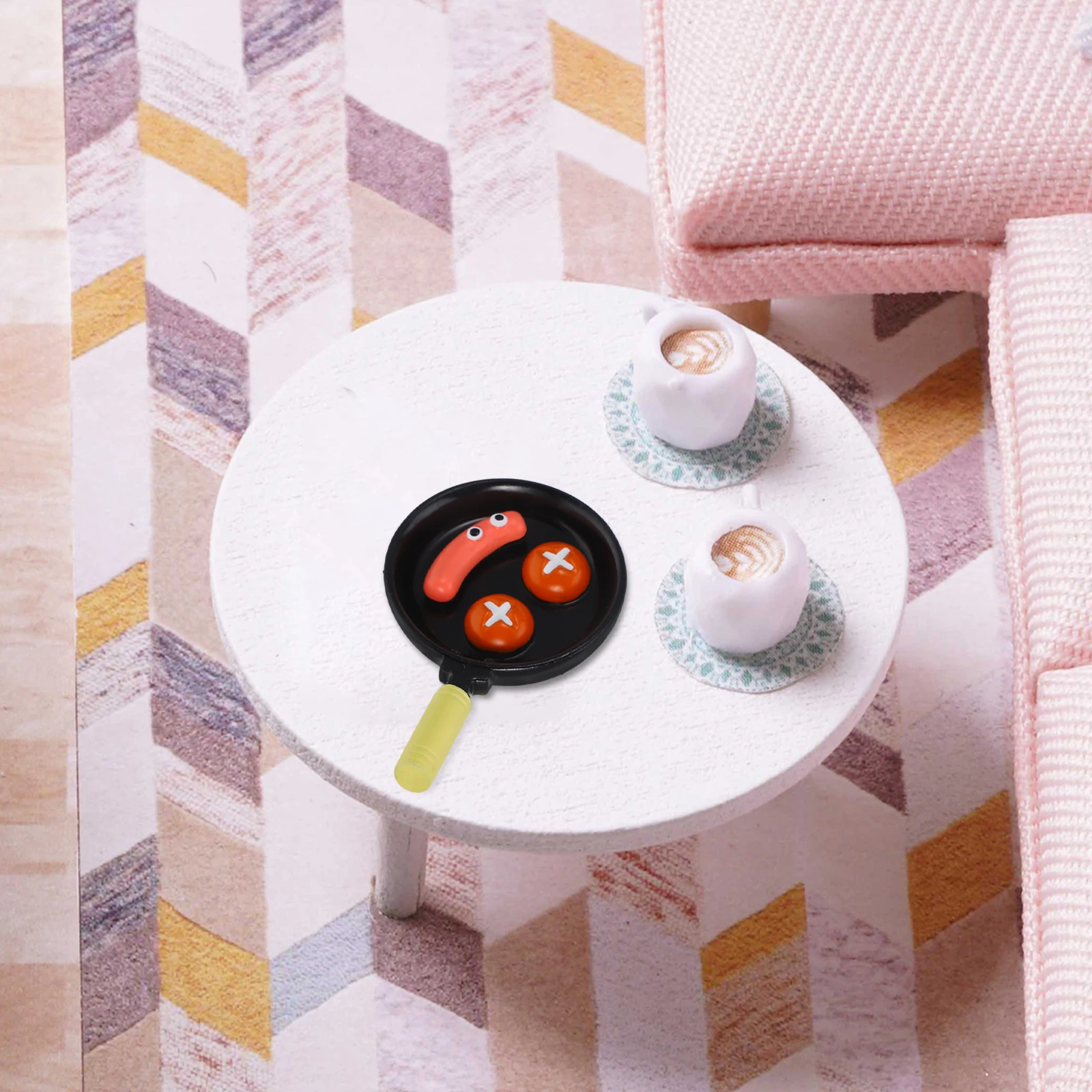 Simulated Frying Pan Tile Miniatures Pans Small Egg Pot Decorations with Lids Cooking Clay Tiny Appliances
Simulated Frying Pan Tile Miniatures Pans Small Egg Pot Decorations with Lids Cooking Clay Tiny Appliances