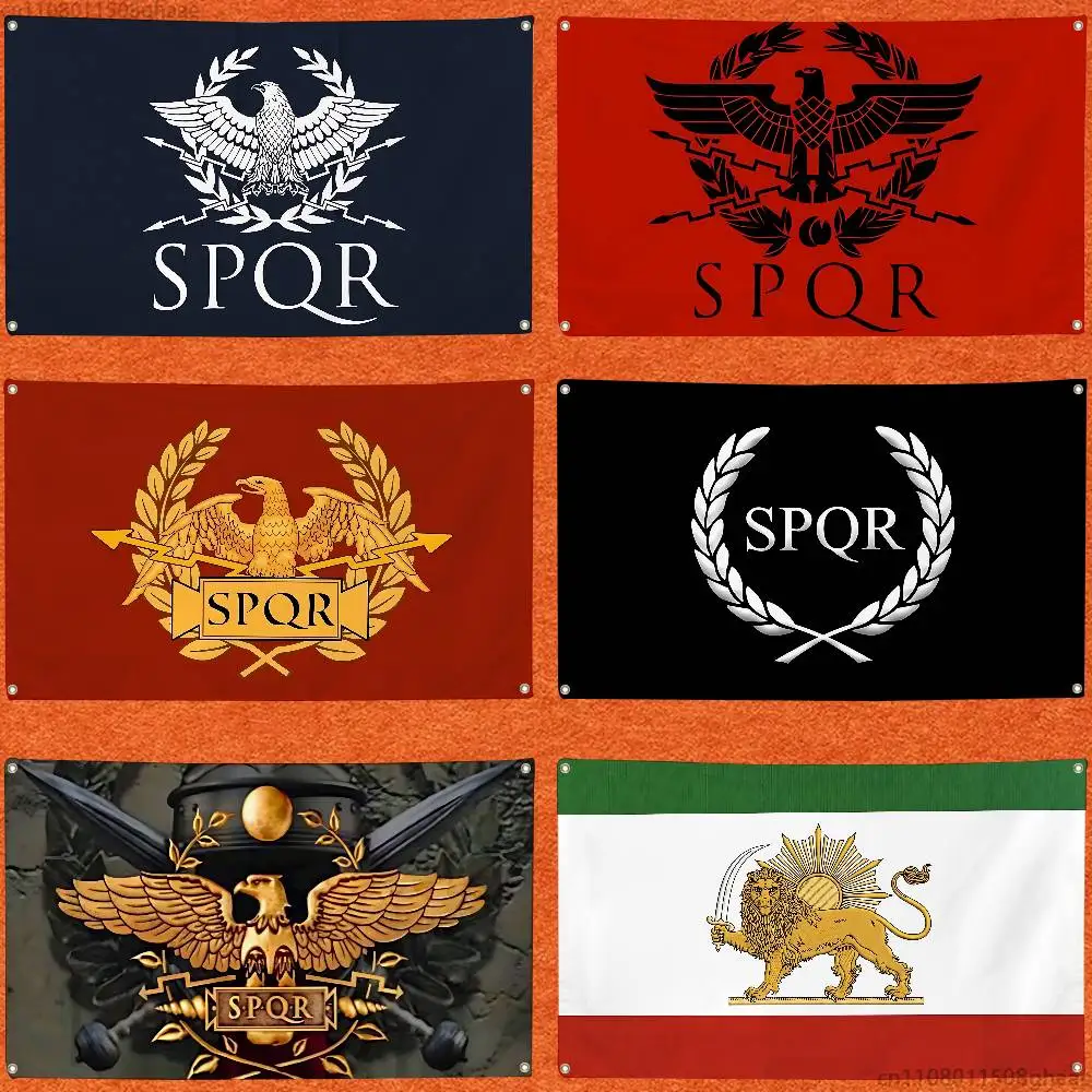 Retro Spqr Roman Empire Flag Tapestry Wall Hanging Bed Room Bar Modern Banner Aesthetic Room Decor
Retro Spqr Roman Empire Flag Tapestry Wall Hanging Bed Room Bar Modern Banner Aesthetic Room Decor