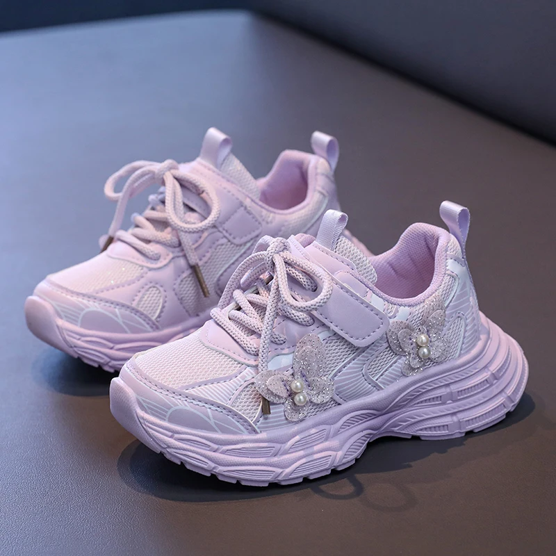 Sport Shoes for Girls Mesh Designer Trend Fashion Princess Shoes Soft-soled Outdoor Running Shoes for Kids Casual Footwear
Sport Shoes for Girls Mesh Designer Trend Fashion Princess Shoes Soft-soled Outdoor Running Shoes for Kids Casual Footwear