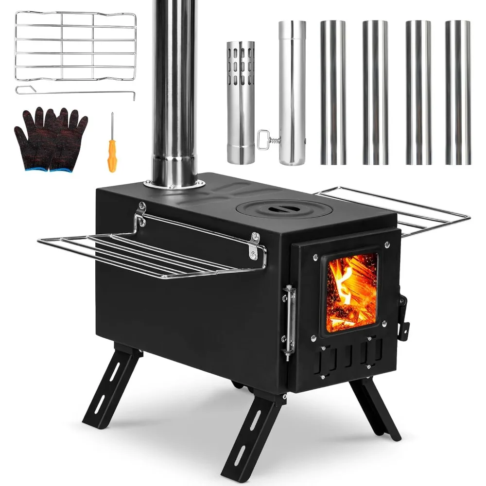 Upgraded Portable Wood Stove for Camping,Compact Tent Stove with Large Firebox, High Airtightness for Outdoor Cooking & Heating
Upgraded Portable Wood Stove for Camping,Compact Tent Stove with Large Firebox, High Airtightness for Outdoor Cooking & Heating