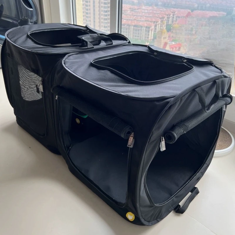 Portable Car Cat Bed for Travel Waterproof Pet Carrier Cage for Dogs Anti-Shedding Vehicle Crate Auto Backseat Kennel for Cats
Portable Car Cat Bed for Travel Waterproof Pet Carrier Cage for Dogs Anti-Shedding Vehicle Crate Auto Backseat Kennel for Cats