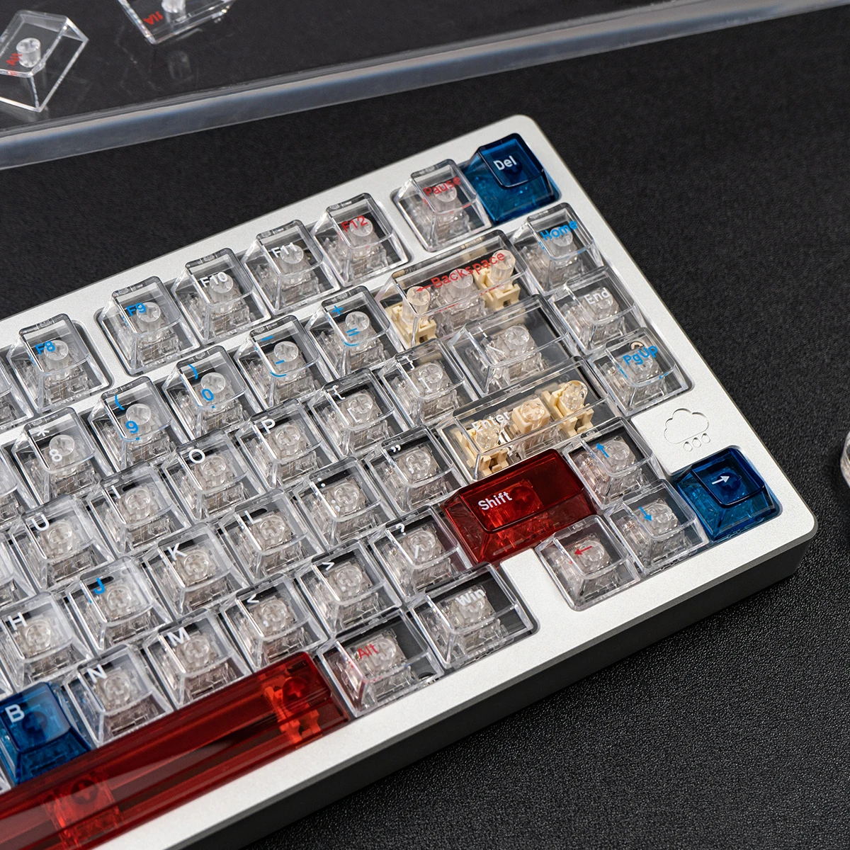 156 keys Transparent Galaxy Keycaps Cherry profile RGB PC keycaps Top Side English keycaps For MX Switches Mechanical Keyboard
156 keys Transparent Galaxy Keycaps Cherry profile RGB PC keycaps Top Side English keycaps For MX Switches Mechanical Keyboard