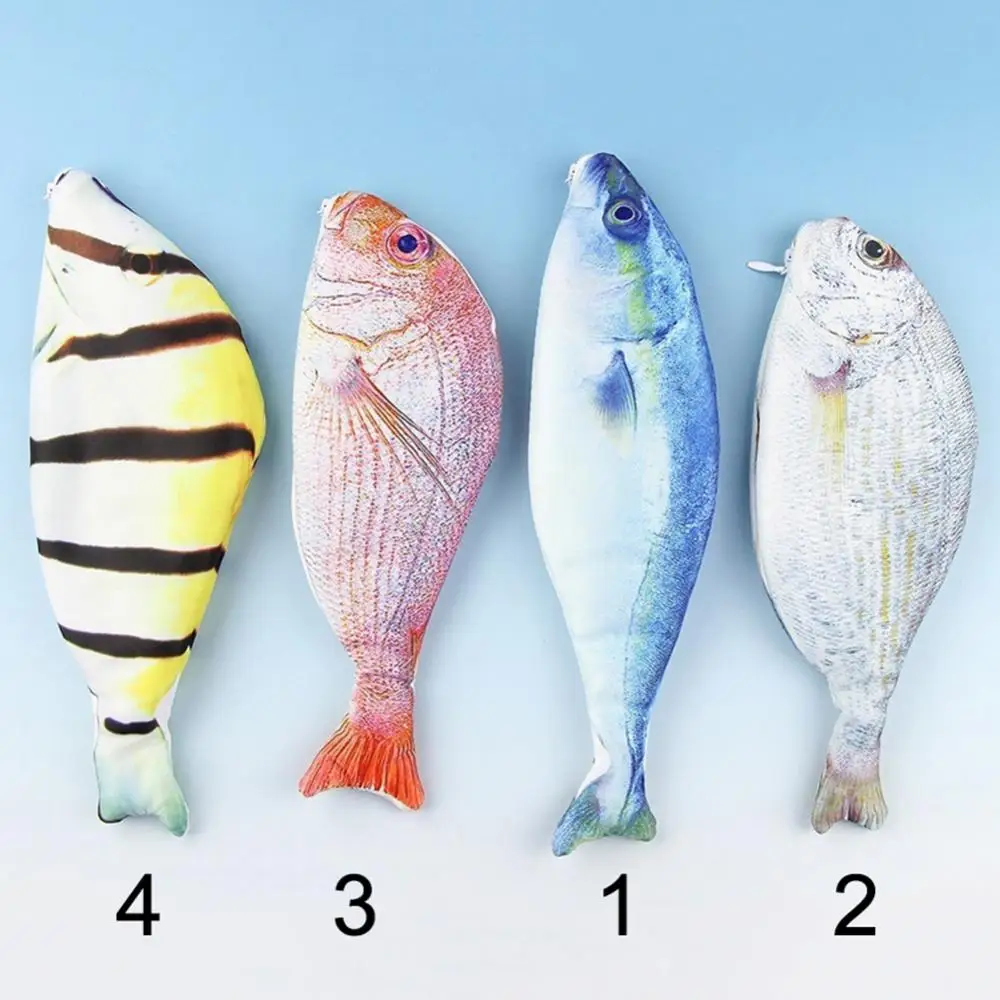 22.3cm Fish Shape Pencil Bag Pen Case Zipper Pouch School Stationery Crucian Carp Realistic Fish Shape Zipper Make-up Pouchs
22.3cm Fish Shape Pencil Bag Pen Case Zipper Pouch School Stationery Crucian Carp Realistic Fish Shape Zipper Make-up Pouchs