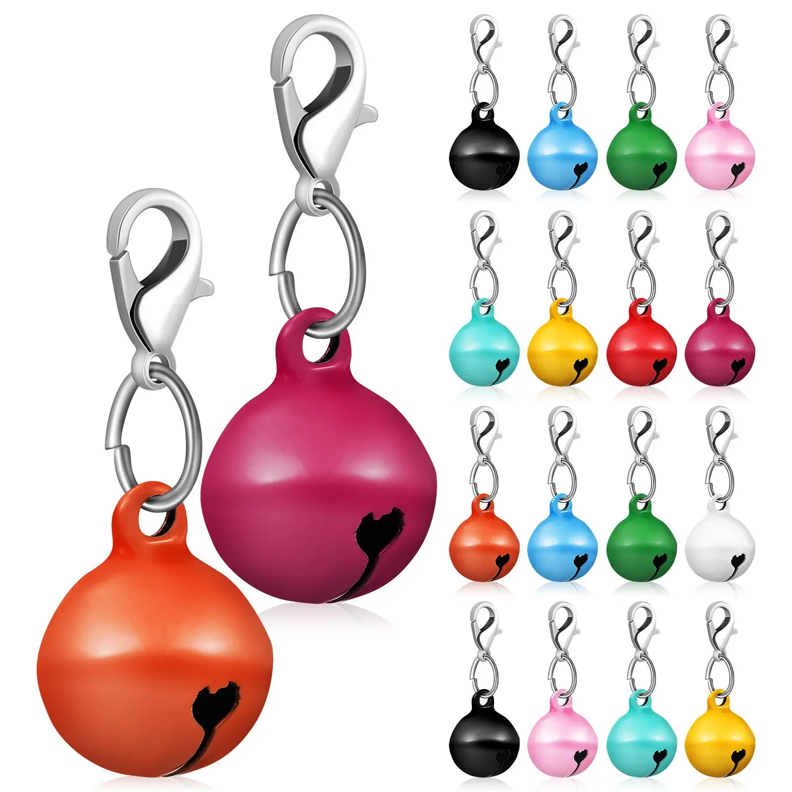 20 Pcs Copper Bells for Pet Collar Tiny Dog Cat Supplies Decorative Charms Smooth Surface Crisp Sound Festive Atmosphere
20 Pcs Copper Bells for Pet Collar Tiny Dog Cat Supplies Decorative Charms Smooth Surface Crisp Sound Festive Atmosphere