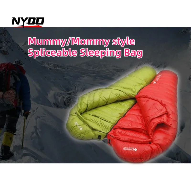 Ultra Lightweight Mummy Down Sleeping Bag Outdoor Adult Spring Autumn Winter Mountain Climbing Camping Cold Proof Goose Down
Ultra Lightweight Mummy Down Sleeping Bag Outdoor Adult Spring Autumn Winter Mountain Climbing Camping Cold Proof Goose Down