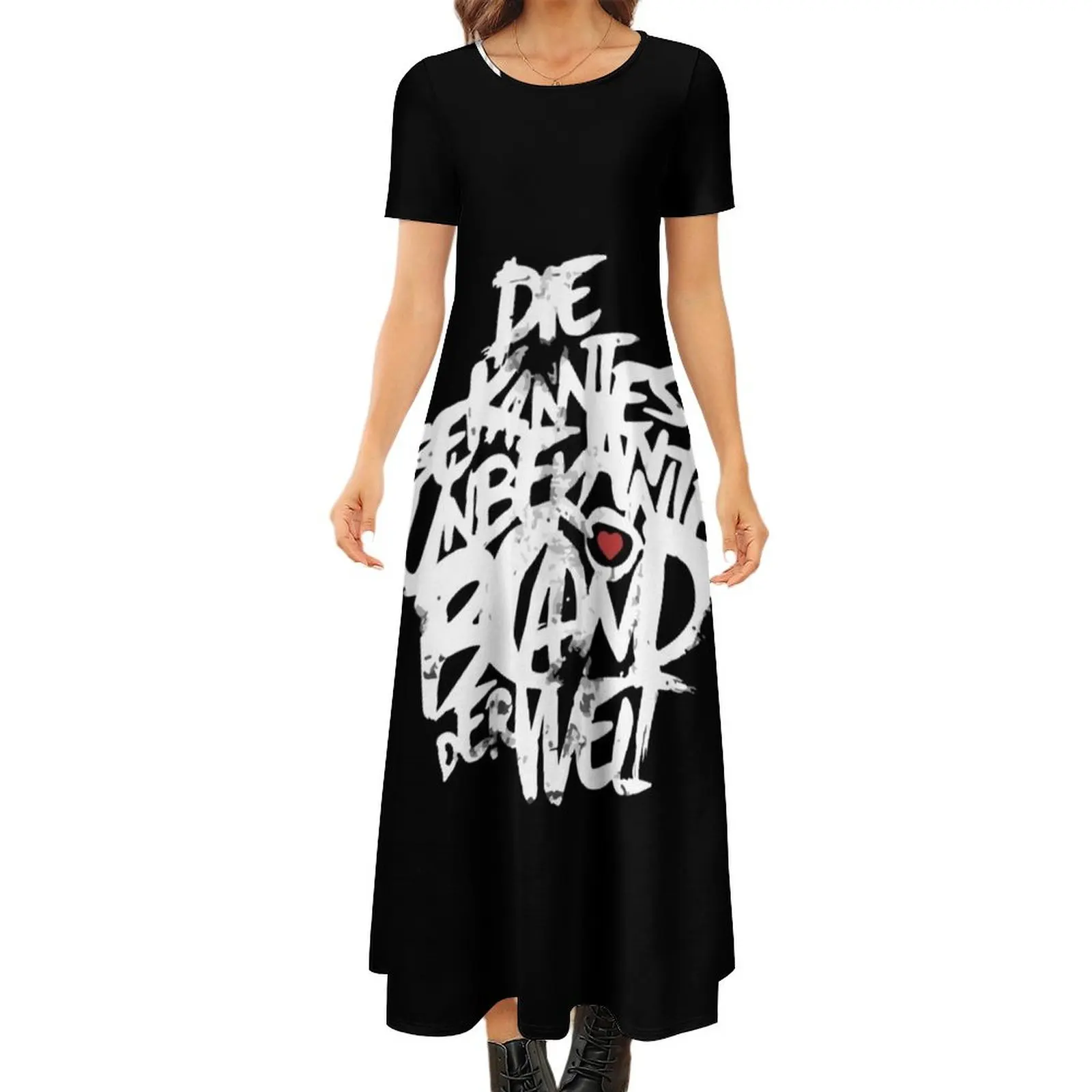 SDP Band Round Neck Short Sleeve Dress Dresses evening dresses ladies Female clothing
SDP Band Round Neck Short Sleeve Dress Dresses evening dresses ladies Female clothing