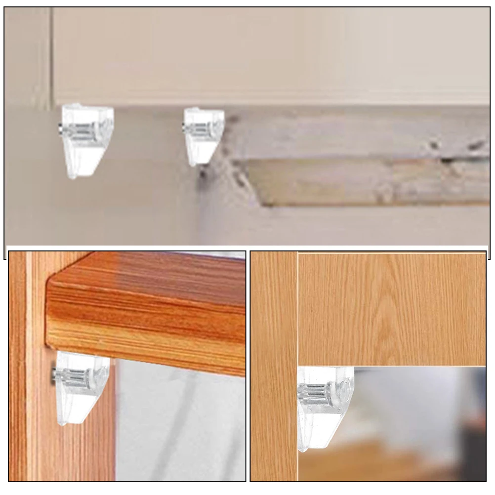 20 pcs Cabinet Pegs Clear Shelf Support Pegs Kitchen Bookshelf Closet Cupboard Shelving Storage Furniture Sturdy Plastic Metal
20 pcs Cabinet Pegs Clear Shelf Support Pegs Kitchen Bookshelf Closet Cupboard Shelving Storage Furniture Sturdy Plastic Metal