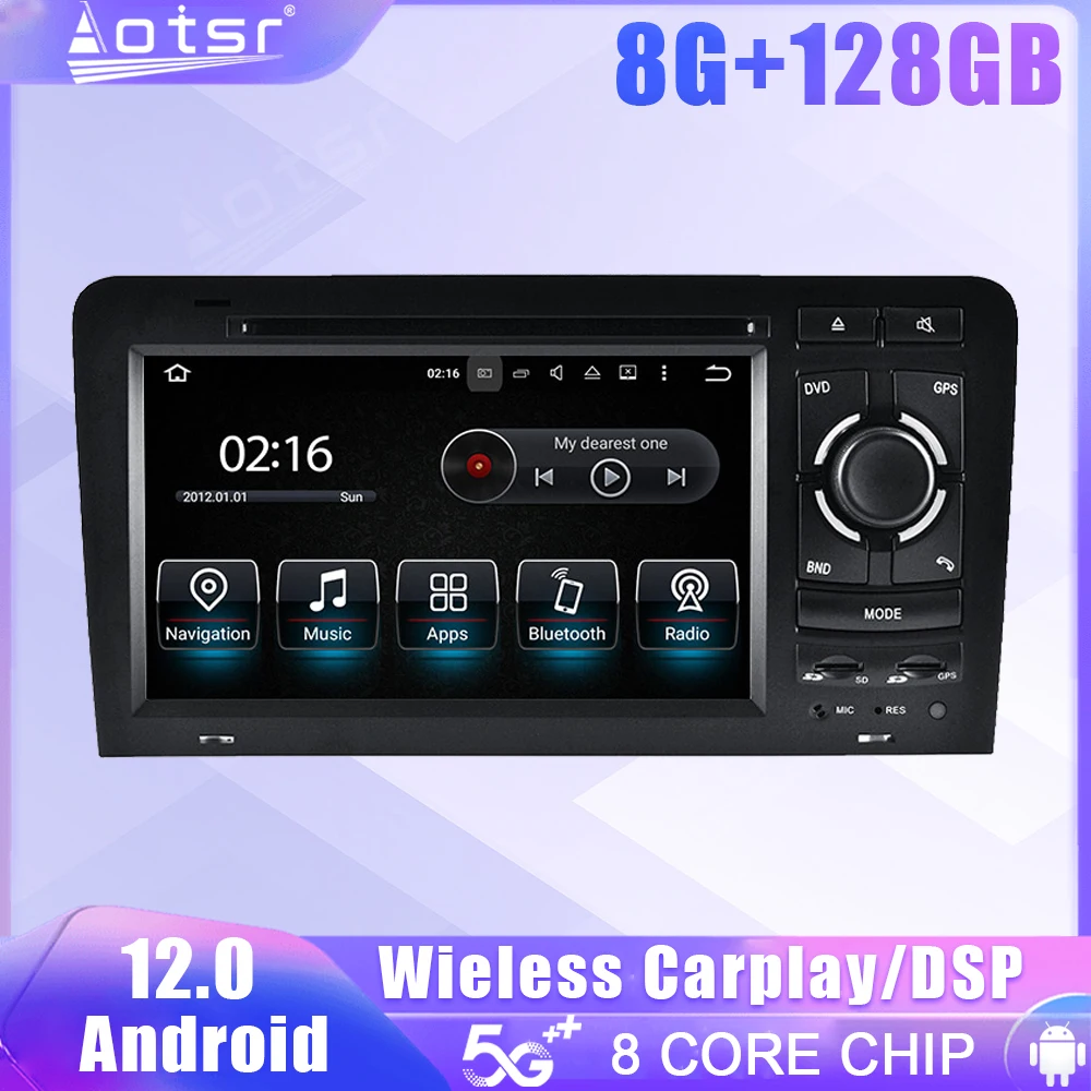 Android 12 Screen Car Radio For Audi A3 2003 2004 2005 2006 2007-2011 GPS DSP Carplay Automotive Multimedia Stereo Head Unit
Android 12 Screen Car Radio For Audi A3 2003 2004 2005 2006 2007-2011 GPS DSP Carplay Automotive Multimedia Stereo Head Unit
