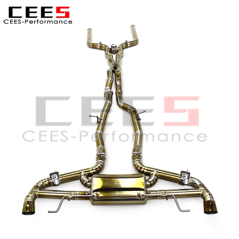 cees Gold Catback Exhaust for Mercedes-Benz GLC63 AMG 4.0T 2016-2022 Racing Auto Parts Muffler OEM Valve Exhaust System
cees Gold Catback Exhaust for Mercedes-Benz GLC63 AMG 4.0T 2016-2022 Racing Auto Parts Muffler OEM Valve Exhaust System